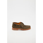 Chaussures bateau cuir vert foncé Chaussures bateau cuir vert foncé