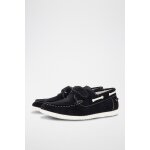 Chaussures bateau en nubuck witten - noir