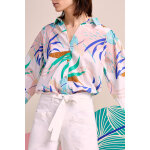 Chemise blanc et rose - one step femme Chemise blanc et rose - one step femme