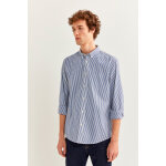 Chemise bleu marine et blanc Chemise bleu marine et blanc