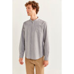 Chemise gris clair chin