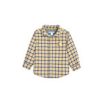 Chemise jaune et bleu marine - obaïbi Chemise jaune et bleu marine - obaïbi
