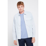 Chemise regular blanc et bleu Chemise regular blanc et bleu