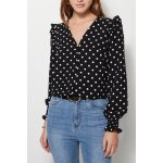 Chemise  volants et manches bouffantes