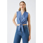 Chemisier bleu cobalt