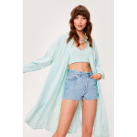 Chemisier long et crop top vert Chemisier long et crop top vert