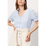 Chemisier  manches bouffantes en coton
