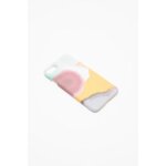Coque iphone 6, 7 et 8 bordeaux et orange