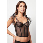 Corset en mesh avec bretelles  nouer