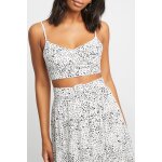 Crop top hartley blanc et noir