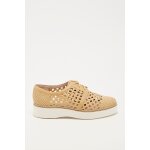 Derbys en cuir beige - what for