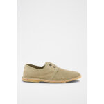 Derbys en cuir naksos beige et taupe