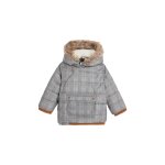 Doudoune à capuche gris clair - obaïbi Doudoune à capuche gris clair - obaïbi