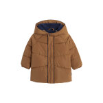 Doudoune � capuche marron - oba�bi