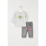 Ensemble 3 pices noir et gris - lee cooper