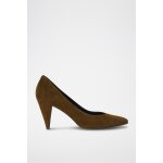 Escarpins en cuir de chvre pakize kaki