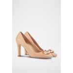 Escarpins en cuir evelyn beige