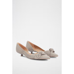Escarpins en nubuck lily gris ple