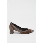 Escarpins taupe et marron - what for