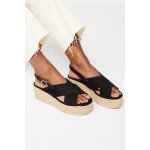 Espadrilles compenses effet sudine