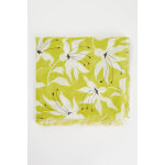 Foulard vert et blanc