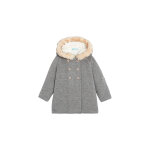 Gilet  capuche gris clair chin - obabi