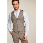 Gilet de costume en laine nestor beige et bleu nuit Gilet de costume en laine nestor beige et bleu nuit