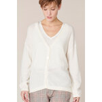 Gilet en laine et mohair filipa ecru Gilet en laine et mohair filipa ecru