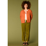 Gilet en laine et mohair vahina orange chiné Gilet en laine et mohair vahina orange chiné