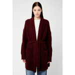 Gilet en laine recycle eco bordeaux