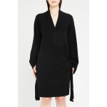 Gilet long en laine et cachemire noir Gilet long en laine et cachemire noir