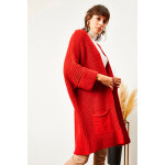 Gilet long rouge Gilet long rouge
