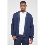 Gilet en maille bleu foncé et blanc Gilet en maille bleu foncé et blanc
