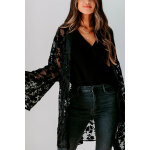 Gilet mi - long noir Gilet mi - long noir