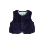 Gilet rversible bleu marine - obabi