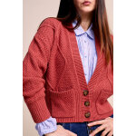 Gilet vieux rose - one step femme