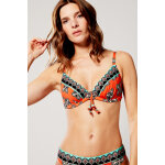 Haut de maillot bandana orange