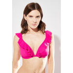 Haut de maillot push - up fuchsia - calzedonia