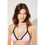 Haut de maillot rose et blanc - calzedonia