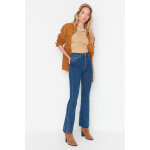 Jean bootcut fendu taille haute Jean bootcut fendu taille haute