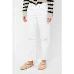 Jean boyfriend en coton biologique rosa - blanc