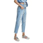 Jean boyfriend denim clair
