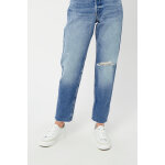 Jean boyfriend rosa bleu fonc