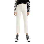 Jean droit 7 / 8 blanc
