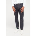 Jean droit bleu fonc