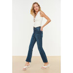 Jean flare 7 / 8 en coton