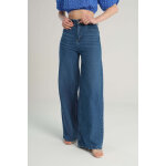 Jean flare bleu