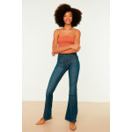 Jean flare en coton