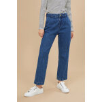 Jean flare taille haute bleu - icode