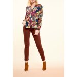 Jean slim 7 / 8 rouge brique Jean slim 7 / 8 rouge brique